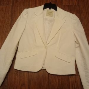OLD NAVY ladies white size large blazer